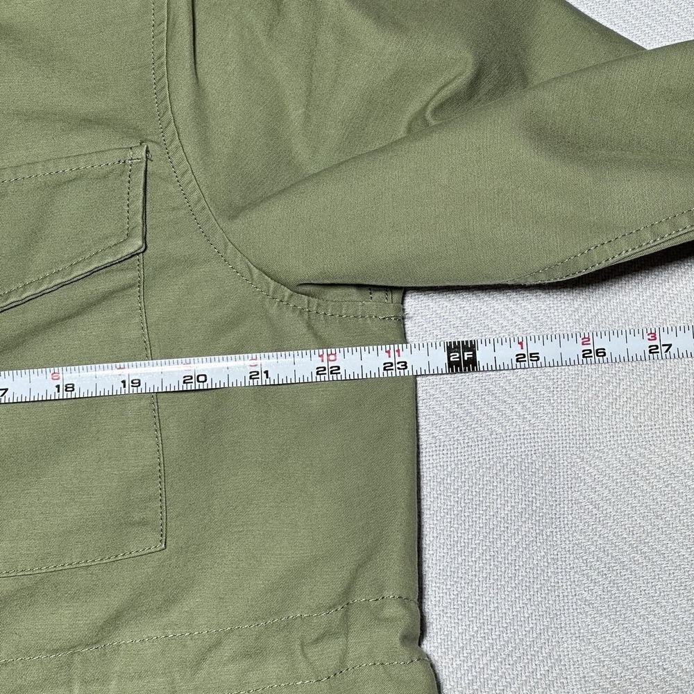 Everlane Field Jacket Womens XL Utility Military Chore Coat Safari Snap Full Zip - Picture 9 of 13